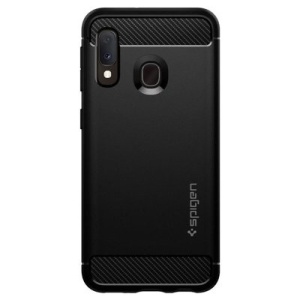 Husa Samsung Galaxy A20e -Spigen Rugged Armor Matte Black - Img 1