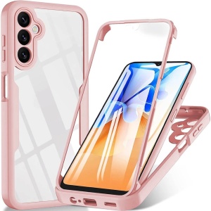Husa Samsung Galaxy A26 ColorVerse 360 + Screen Protector margine roz - Img 1