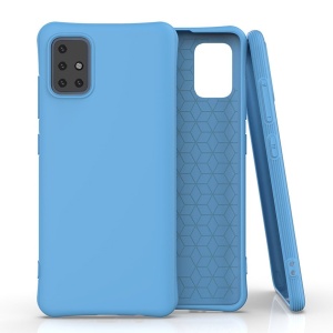 Husa Samsung Galaxy A51 -Soft Color Case flexible gel-albastra - Img 1