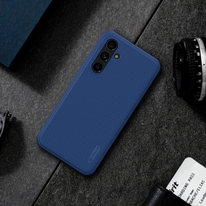 Husa Samsung Galaxy A54 -Nillkin Super Frosted Shield Case albastra - Img 4