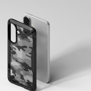 Husa Samsung Galaxy A57 Ringke Fusion X Camo Black - Img 3