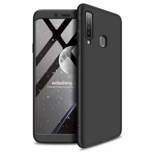 Husa Samsung Galaxy A9 -GKK 360 Front and Back Case Full Body Cover Negru - Img 1