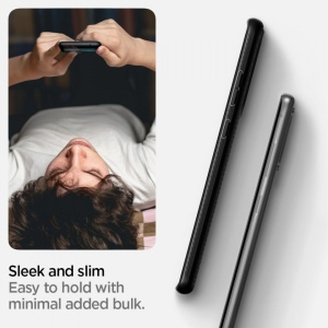 Husa Samsung Galaxy S20 Plus -Spigen Liquid Air- Negru mat - Img 6