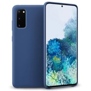 Husa Samsung Galaxy S20- Silicone Case -Albastra - Img 1