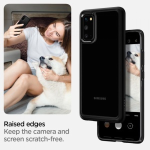 Husa Samsung Galaxy S20 - Spigen Ultra Hybrid-Negru Mat - Img 6