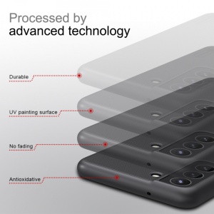 Husa Samsung Galaxy S21 FE-Nillkin Super Frosted Shield Case Albastra - Img 3