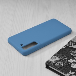 Husa Samsung Galaxy S21 FE Soft Edge Silicone Light Blue - Img 5