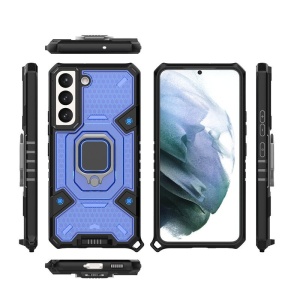 Husa Samsung Galaxy S22 - Honeycomb Armor- Albastra - Img 5