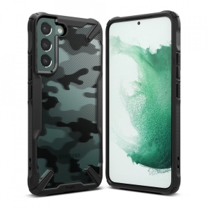 Husa Samsung Galaxy S22 Plus- Ringke Fusion X- Camo Black - Img 1