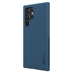 Husa Samsung Galaxy S22 Ultra - Nillkin Super Frosted Shield Pro Albastra - Img 6