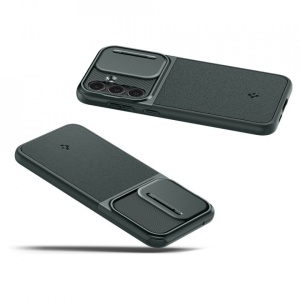 Husa Samsung Galaxy S23 FE Spigen Optik Armor Abys Green - Img 6