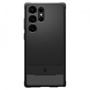 Husa Samsung Galaxy S23 Ultra - Spigen Rugged Armor -Neagra - Img 3
