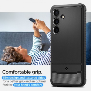 Husa Samsung Galaxy S24 Plus - Spigen Rugged Armor -Neagra - Img 7