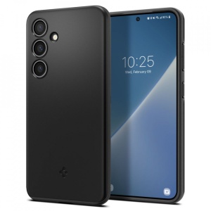 Husa Samsung Galaxy S24 - Spigen Thin Fit -Black - Img 1