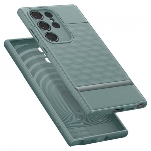 Husa Samsung Galaxy S24 Ultra Caseology Parallax Sage Green by Spigen - Img 5