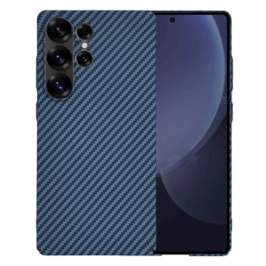 Husa Samsung Galaxy S25 Ultra Carbonite FiberShell albastra - Img 1
