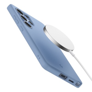 Husa Samsung Galaxy S25 Ultra Spigen Silicone Fit Magsafe Albastra - Img 4