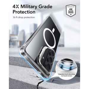 Husa Samsung Galaxy S26 Classic Hybrid HaloLock Kickstand cu MagSafe de la ESR transparenta - Img 5