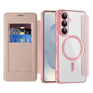 Husa Samsung Galaxy S26 Plus SmartMag Book Case roz