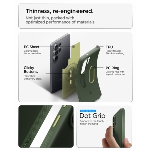 Husa Samsung Galaxy S26 Ultra Caseology Nano Pop Magsafe Avo Green by Spigen - Img 2