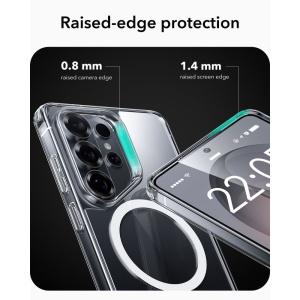 Husa Samsung Galaxy S26 Ultra Classic Hybrid HaloLock cu MagSafe de la ESR transparenta - Img 3