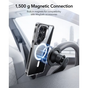 Husa Samsung Galaxy S26 Ultra Classic Hybrid HaloLock Kickstand cu MagSafe de la ESR transparenta - Img 4