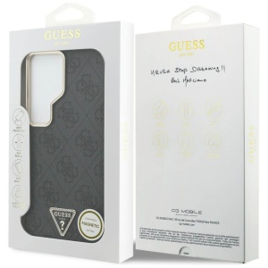 Husa Samsung Galaxy S26 Ultra Guess 4G Triangle Logo MagSafe Neagra - Img 7