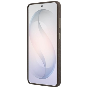 Husa Samsung Galaxy S26 Ultra Guess Grained Big 4G Metal Logo maro - Img 4