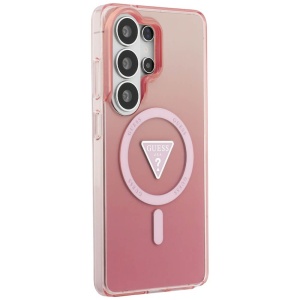 Husa Samsung Galaxy S26 Ultra Guess IML Gradient Triangle MagSafe roz - Img 3