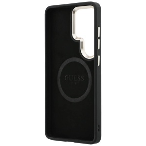 Husa Samsung Galaxy S26 Ultra Guess Perforated Logo MagSafe Neagra - Img 5