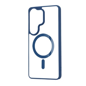 Husa Samsung Galaxy S26 Ultra Magsafe Pro transparenta margini albastre - Img 4