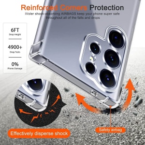 Husa Samsung Galaxy S26 Ultra Shockproof Clear Silicone Magsafe transparenta - Img 5