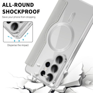 Husa Samsung Galaxy S26 Ultra SmartMag Book Case Gri - Img 3