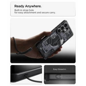 Husa Samsung Galaxy S26 Ultra Spigen Ultra Hybrid MagSafe Zero One Neagra - Img 12