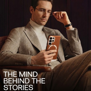 Husă Samsung Galaxy S26 Ultra Torras QPRO Leather Series – Piele ecologica Premium, maro - Img 4