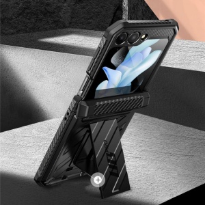 Husa Samsung Galaxy Z Flip 5 Supcase Unicorn Beetle Pro Neagra - Img 4