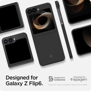 Husa Samsung Galaxy Z Flip 6 Spigen Enzo Aramid - Img 7