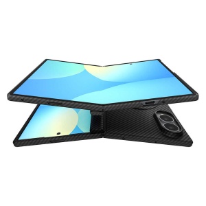 Husă Samsung Galaxy Z Fold 8 - Spigen - Air Skin Aramid MagSafe - Black - Img 5