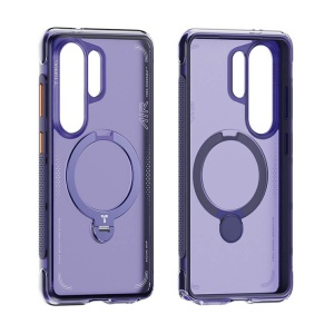 Husă Samsung S26 Ultra Torras Ostand Spin Air Series – Kickstand 360°, mov - Img 4