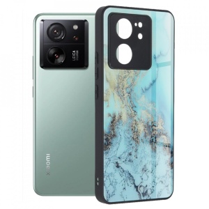 Husa Xiaomi 13T Pro / 13T - Printing Glass Blue Ocean