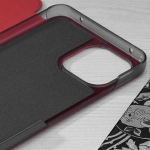 Husa Xiaomi Mi 11 Lite -Eco Leather View Case-Red - Img 6