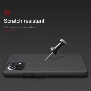 Husa Xiaomi Mi 11 Lite -Nillkin Super Frosted Shield Case Albastra - Img 3