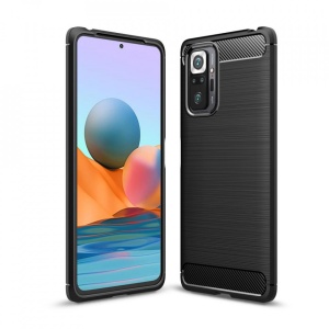 Husa Xiaomi Redmi Note 10 -Carbon Series-Black - Img 1
