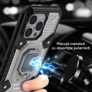 Husa Xiaomi Redmi Note 10 Pro - Honeycomb Armor- Rose Violet - Img 5