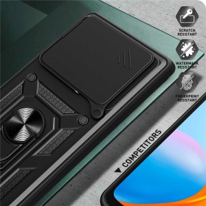Husa Xiaomi Redmi Note 15 Pro 5G CamShield Case Neagra Techsuit - Img 4