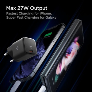 Incarcator telefon priza USB-C Spigen PE2103EU ArcStation - Img 8