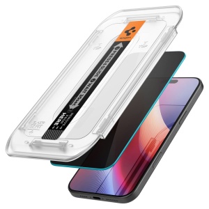 Sticla securizata iPhone 17 Pro Max / 16 Pro Max Spigen Glass.tR EZ-FIT Privacy ( pachet 2 buc) - Img 8