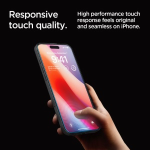 Sticla securizata iPhone 17 Pro Max / iPhone 16 Pro Max Spigen Glass.tR EZ-FIT ( pachet 2 buc) - Img 2