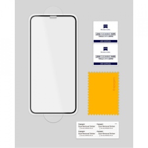 Sticla securizata Iphone XR -Spigen Glass FC-margine neagra - Img 8