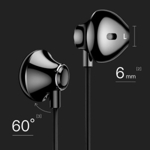 Casti cu fir, in ear, conector jack si microfon Baseus Encok H6- culoare argintie - Img 6